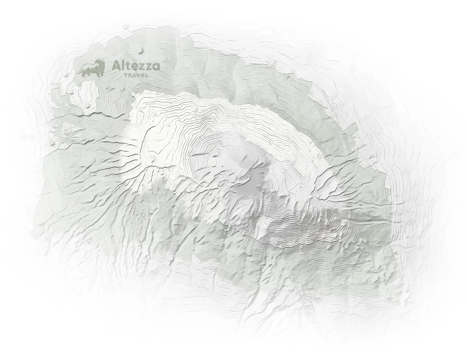 Karta över Lemosho-rutten på Kilimanjaro