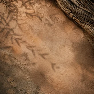 Skuggor från akaciagrenar på en texturerad vägg Skuggor från akaciagrenar på en texturerad vägg
