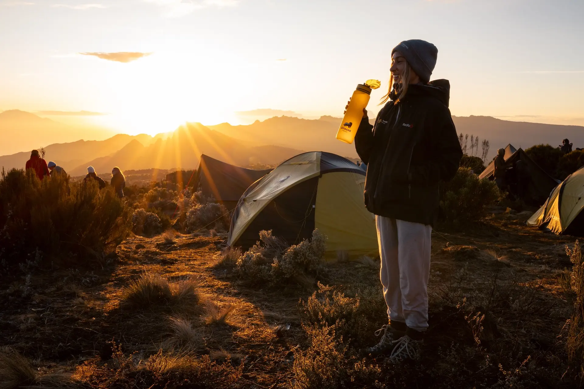 En vandrare på en expedition med Altezza Travel