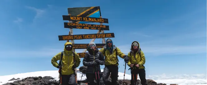 Lemosho-rutten – dag 7 – Bestigning av Uhuru Peak och nedstigning till Millennium Camp
